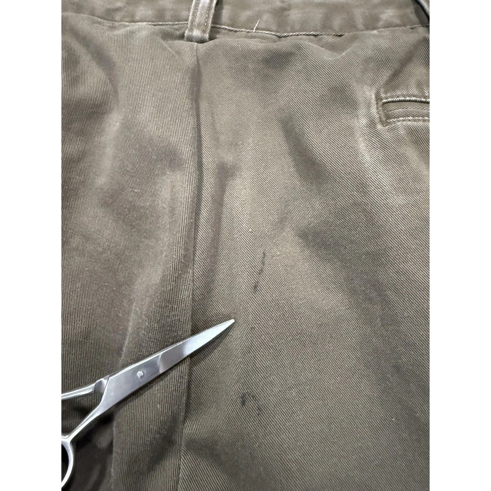 Polo Ralph Lauren Pants Mens 38x30 Brown Chino Flat‎ Front Straight Leg Casual - Picture 8 of 9